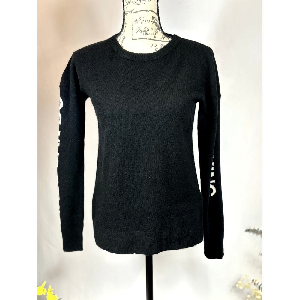 Zadig & Voltaire Cashmere Gaby Girls Can Do Anything Sweater XS - Picture 7 of 16